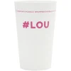 Gifi Gobelet plastique prénom #LOU 33cl