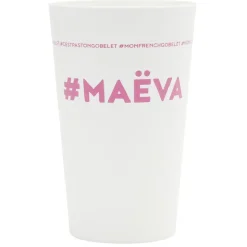 Gifi Gobelet plastique prénom #MAËVA 33cl