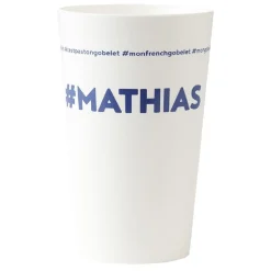 Gifi Gobelet plastique prénom #MATHIAS 33cl