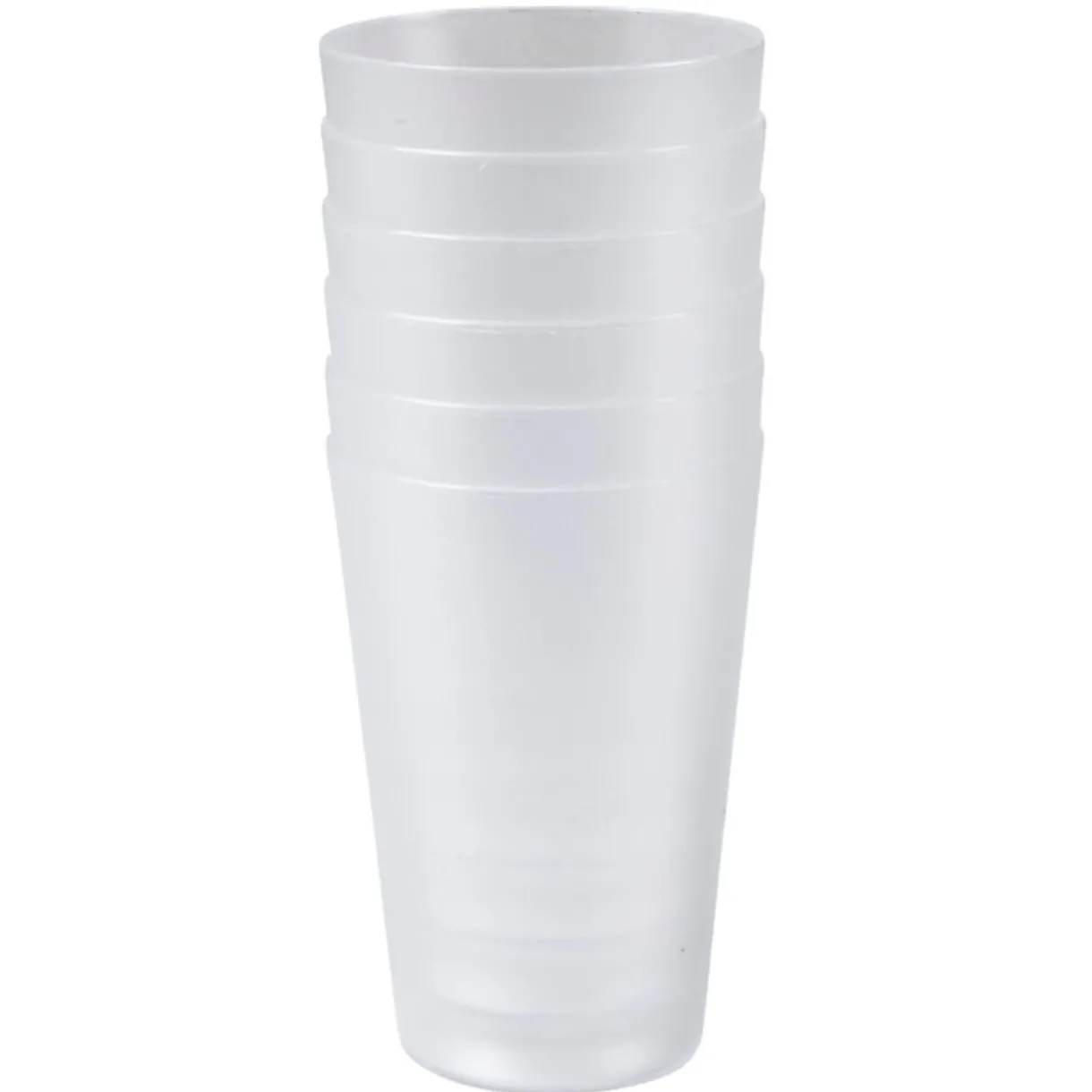Gifi Gobelet plastique rigide transparent x6 Clearance