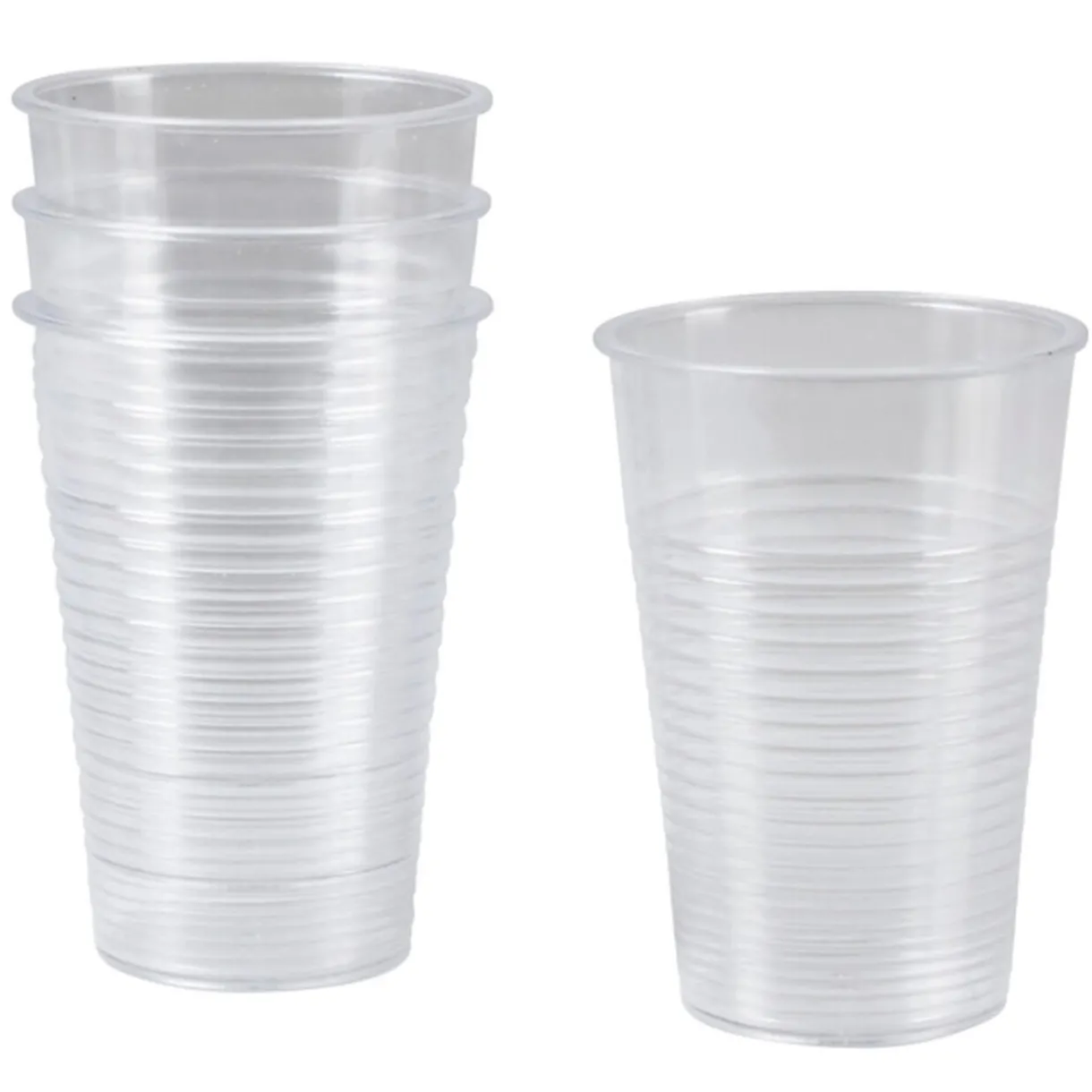 Gifi Gobelet plastique transparent x4