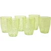 Gifi Gobelet plastique vert martelé x6 Online