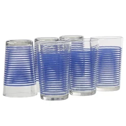Gifi Gobelet verre rayé multicolore assorti x6 Sale