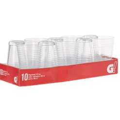 Gifi Gobelet verre transparent x 10 Discount