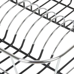 Gifi Égouttoir à vaisselle gris et noir