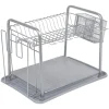 Gifi Égouttoir à vaisselle métallique gris Clearance
