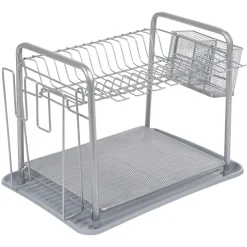 Gifi Égouttoir à vaisselle métallique gris Clearance