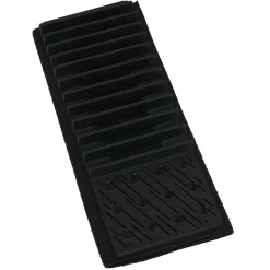 Gifi Égouttoir avec tapis pliable noir 11 rangées 12 picots Sale