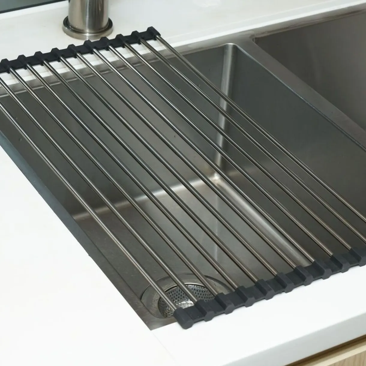 Gifi Égouttoir en inox et silicone - L.46xl.24cm Hot