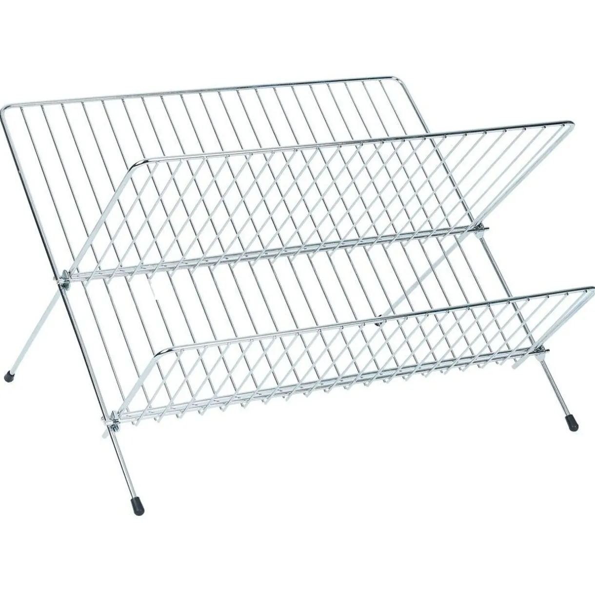Gifi Égouttoir pliable en métal gris 36x31xH22cm Discount