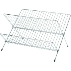 Gifi Égouttoir pliable en métal gris 36x31xH22cm Discount
