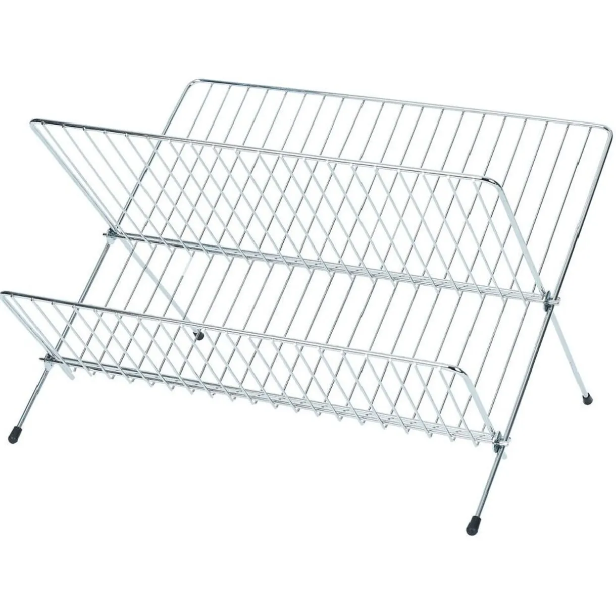 Gifi Égouttoir pliable en métal gris 36x31xH22cm Discount