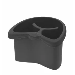 Gifi Égouttoir pour couverts 3 compartiments noir Best
