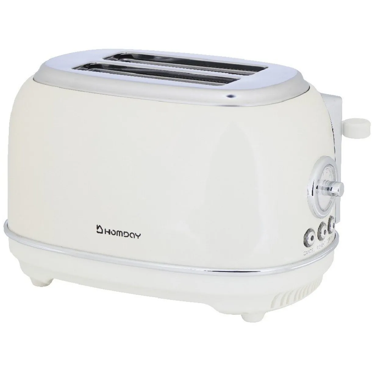 Gifi Grille pain Homday retro blanc crème Online