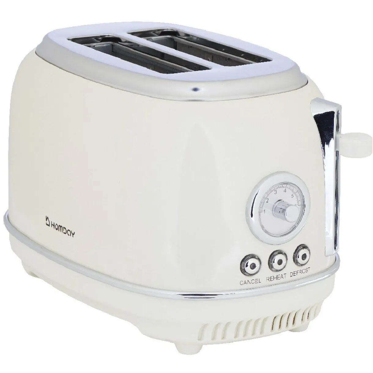 Gifi Grille pain Homday retro blanc crème Online