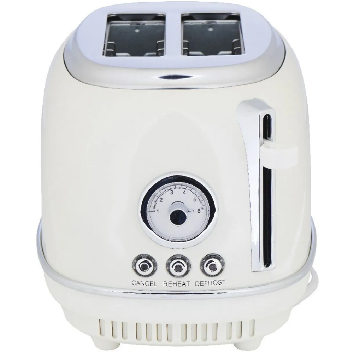 Gifi Grille pain Homday retro blanc crème Online