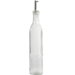 Gifi Huilier en verre avec bouchon inox