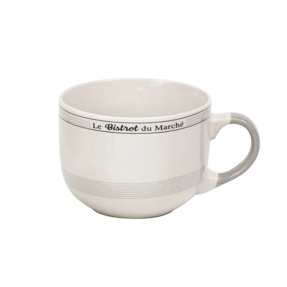 Gifi Jumbo en porcelaine design Bistrot du Marché 47 cl