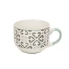 Gifi Jumbo en porcelaine motif Carreau de ciment gris 47 cl