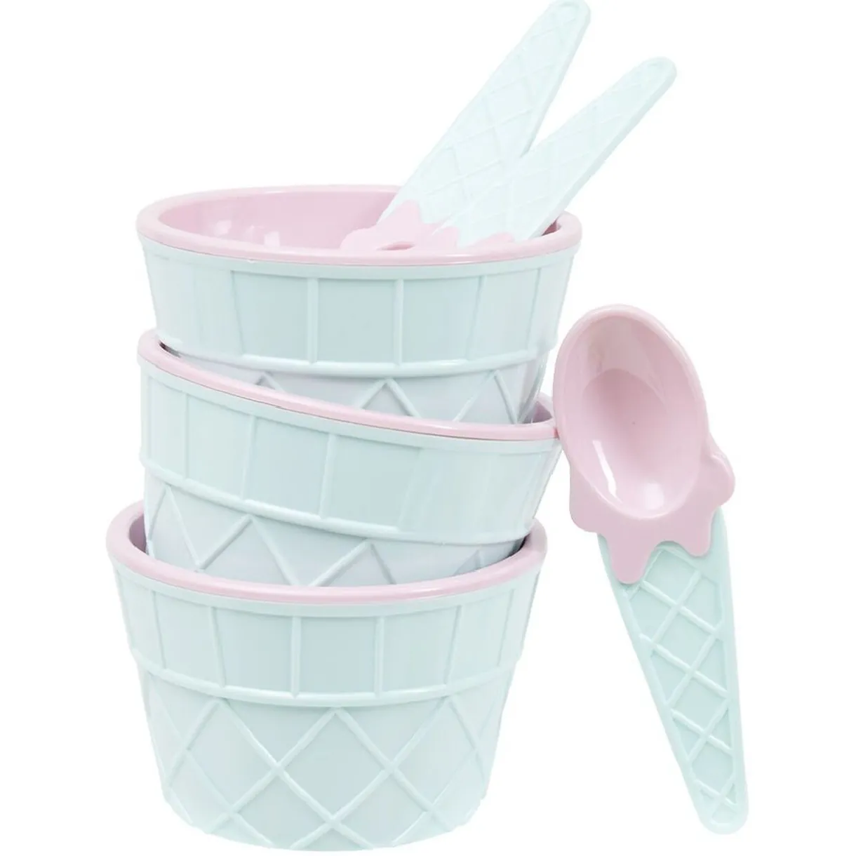 Gifi Kit à glace bol et cuillère x3 Outlet