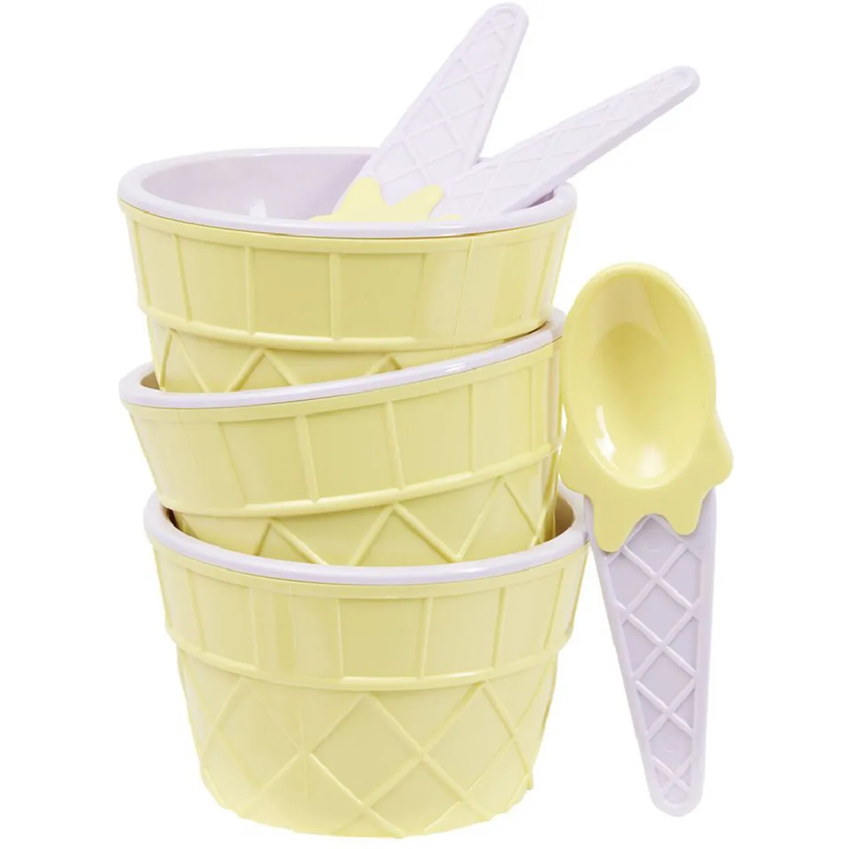 Gifi Kit à glace bol et cuillère x3 Outlet