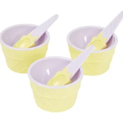 Gifi Kit à glace bol et cuillère x3 Outlet