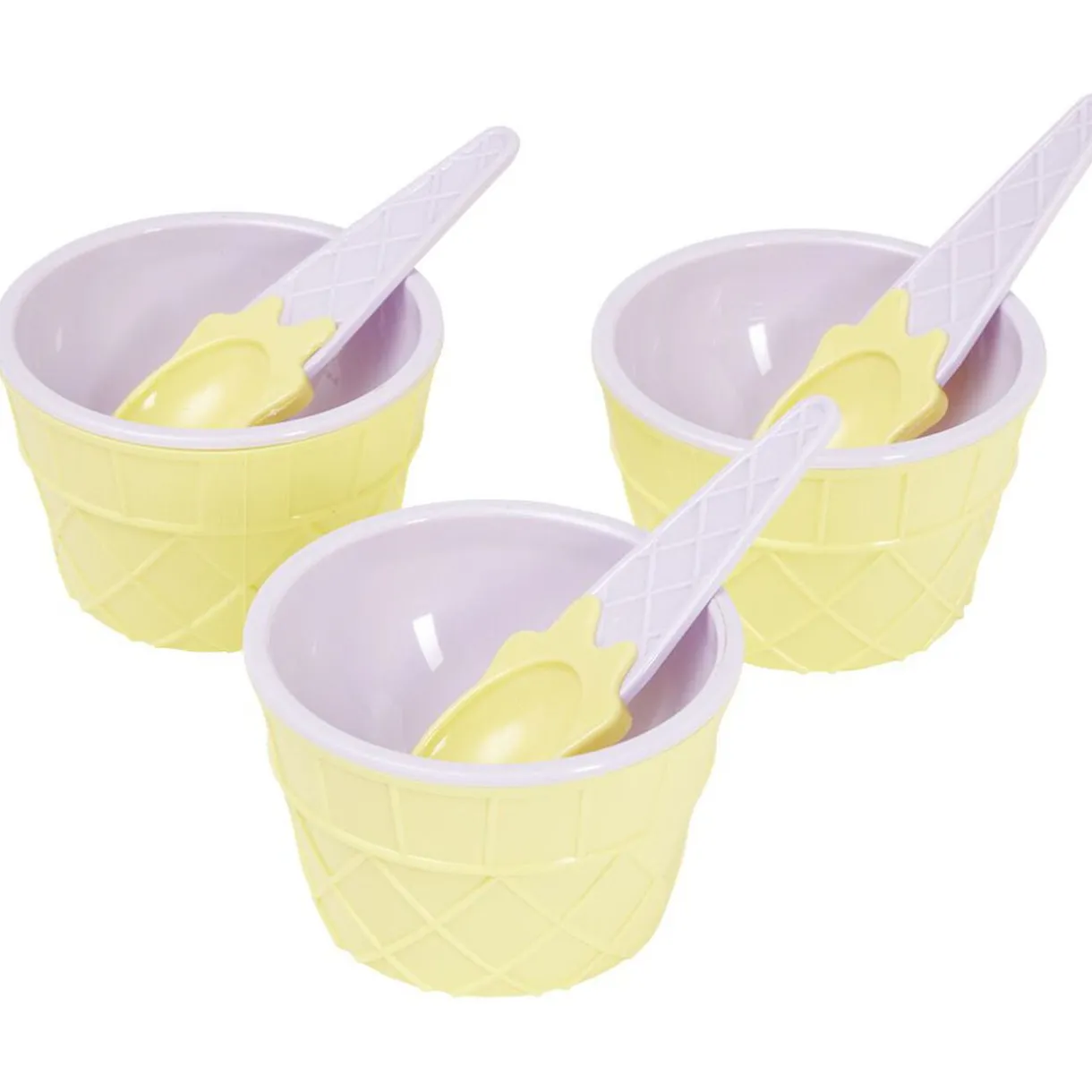 Gifi Kit à glace bol et cuillère x3 Outlet