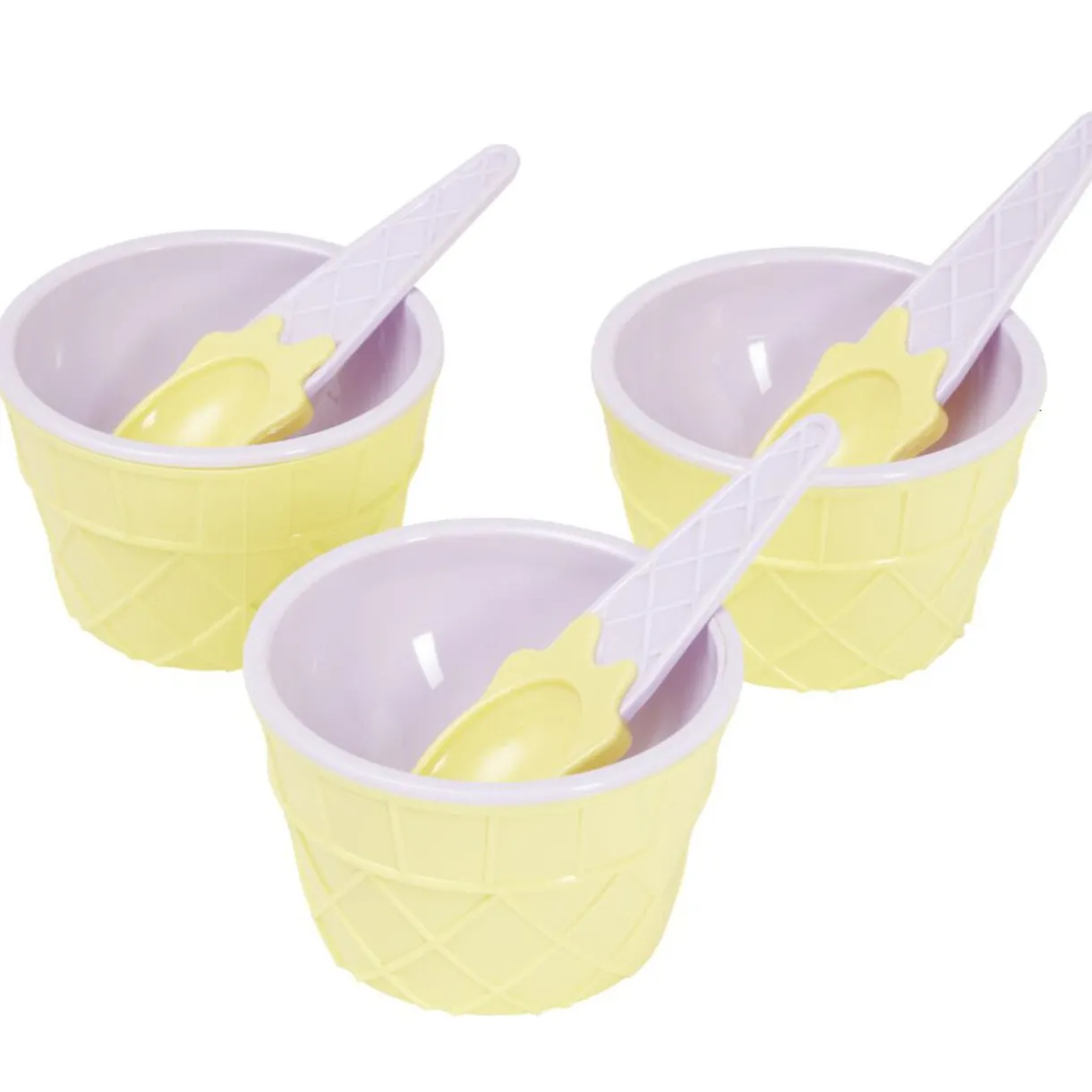 Gifi Kit à glace bol et cuillère x3 Outlet