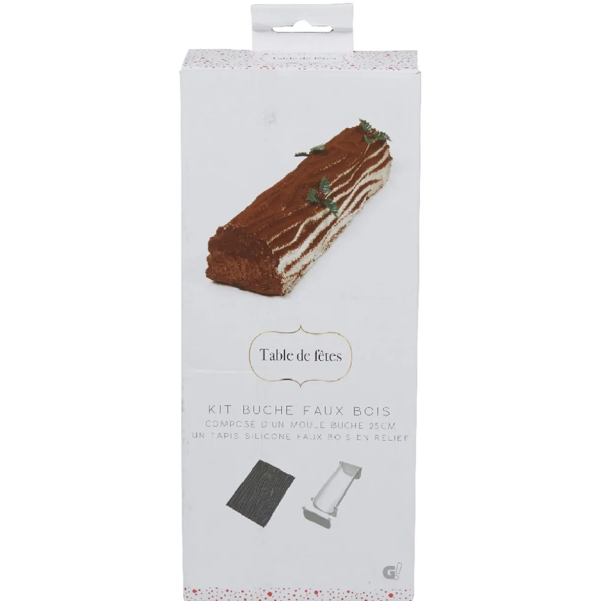 Gifi Kit bûche de Noël faux bois Online