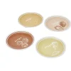 Gifi Lot de 4 assiettes à dessert porcelaine design crêpes
