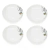 Gifi Lot de 4 assiettes à pâtes en porcelaine