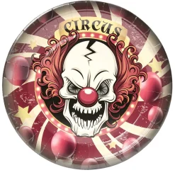 Gifi Lot de 8 assiettes en carton Ø23cm design cirque Halloween Discount