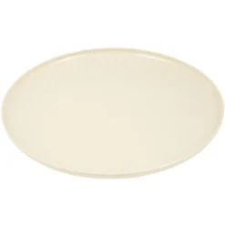 Gifi Lot de 4 assiettes plates beige
