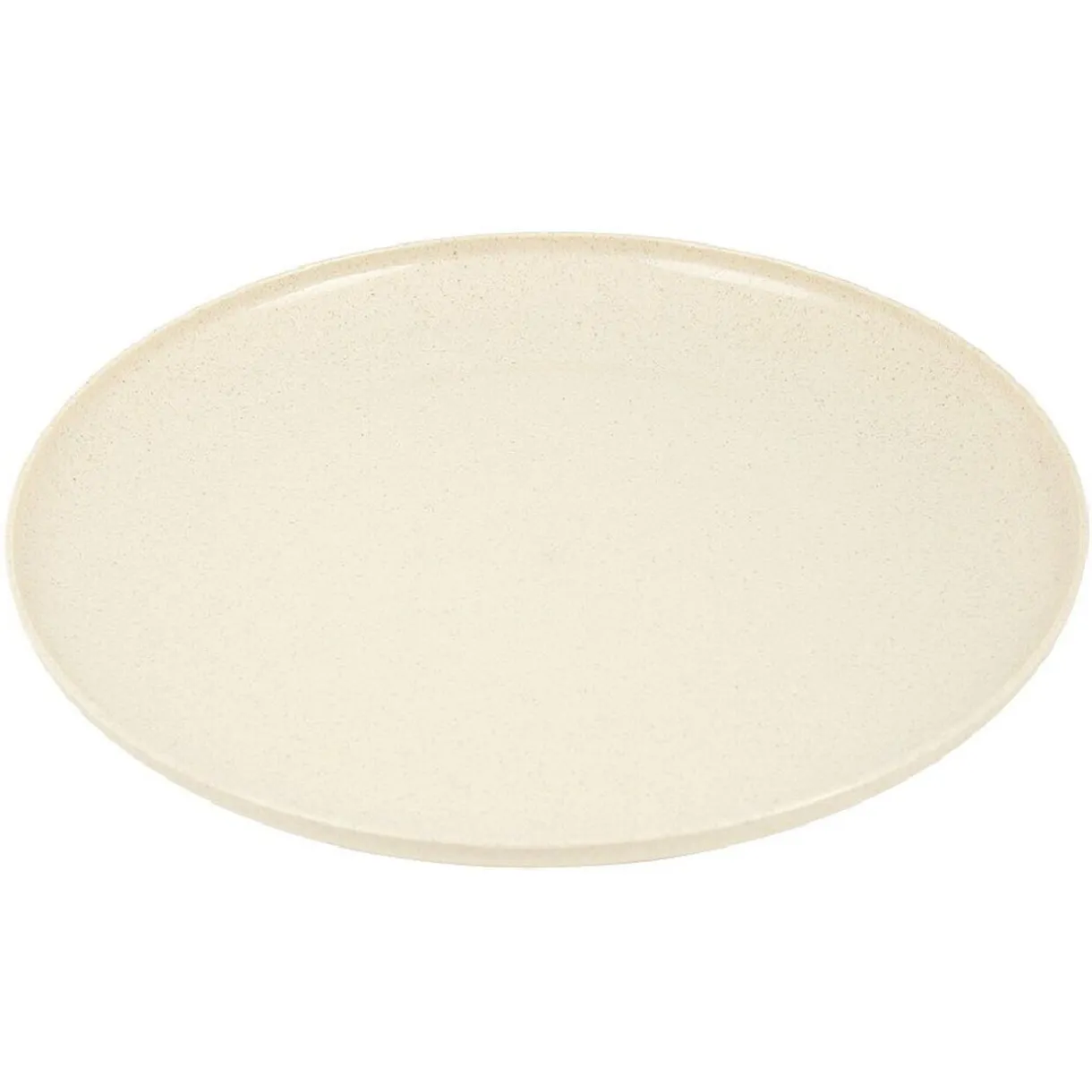 Gifi Lot de 4 assiettes plates beige