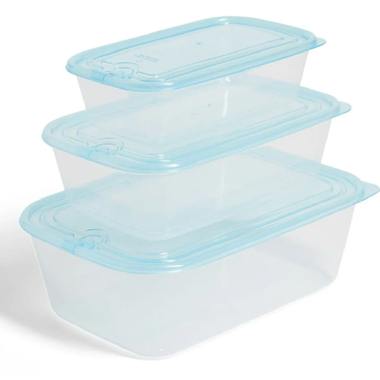 Gifi Lot de 3 boîtes de conservation alimentaire en plastique Sale