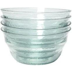 Gifi Lot de 4 coupelles en plastique effet martelé