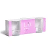 Gifi Lot de 3 gobelets en verre empilables 32,5cl Discount