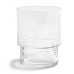 Gifi Lot de 3 gobelets en verre empilables 32,5cl Discount