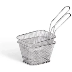Gifi Lot de 2 paniers à frites inox argenté 19,5x17,5x8,5cm Clearance