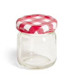 Gifi Lot de 6 pots à confiture acier et verre Ø4,5xH4,6cm Discount