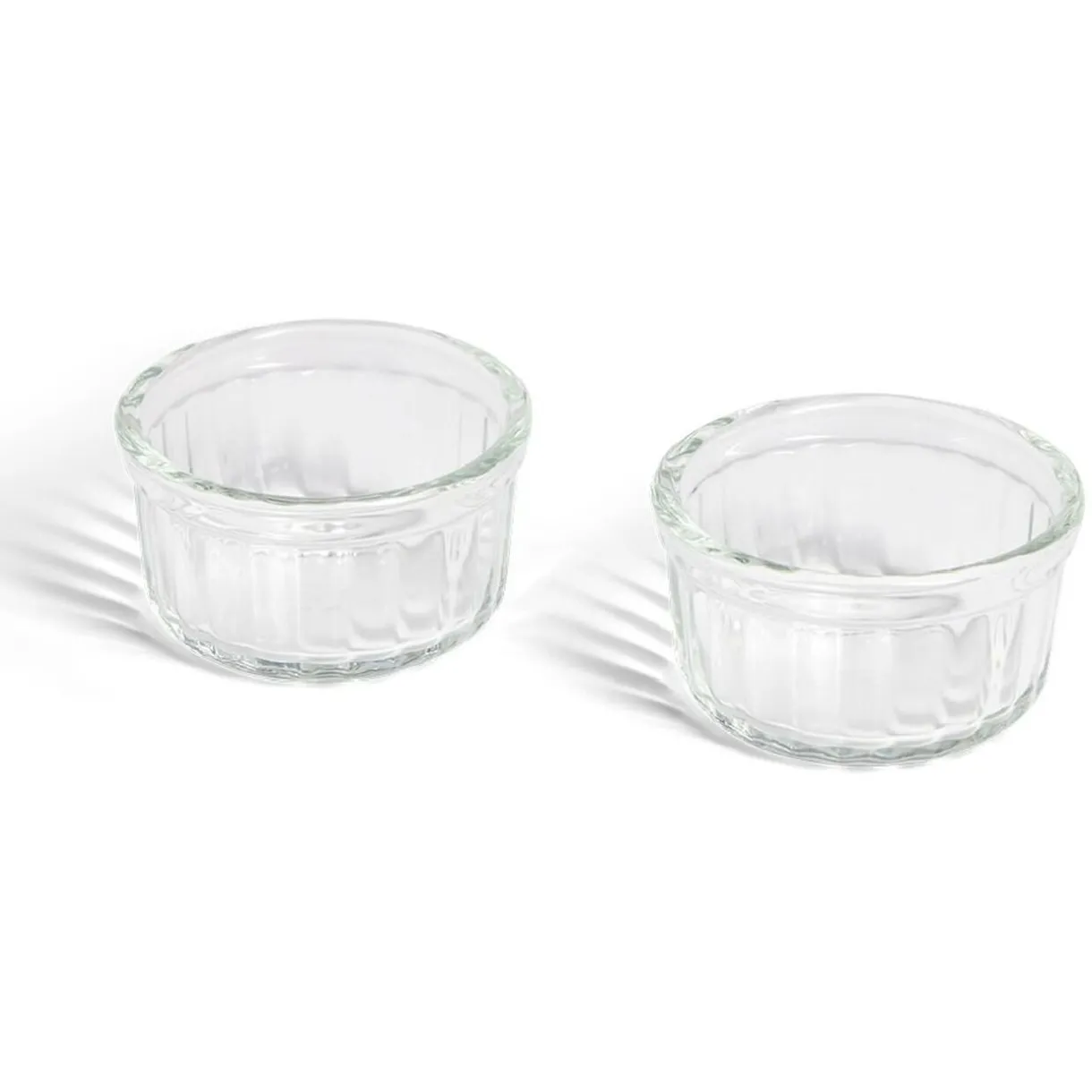 Gifi Lot de 2 ramequins en verre transparent Ø8,5xH4,5cm Outlet