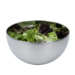 Gifi Lot de 3 saladiers en inox Ø18,7/23,6/28,5cm