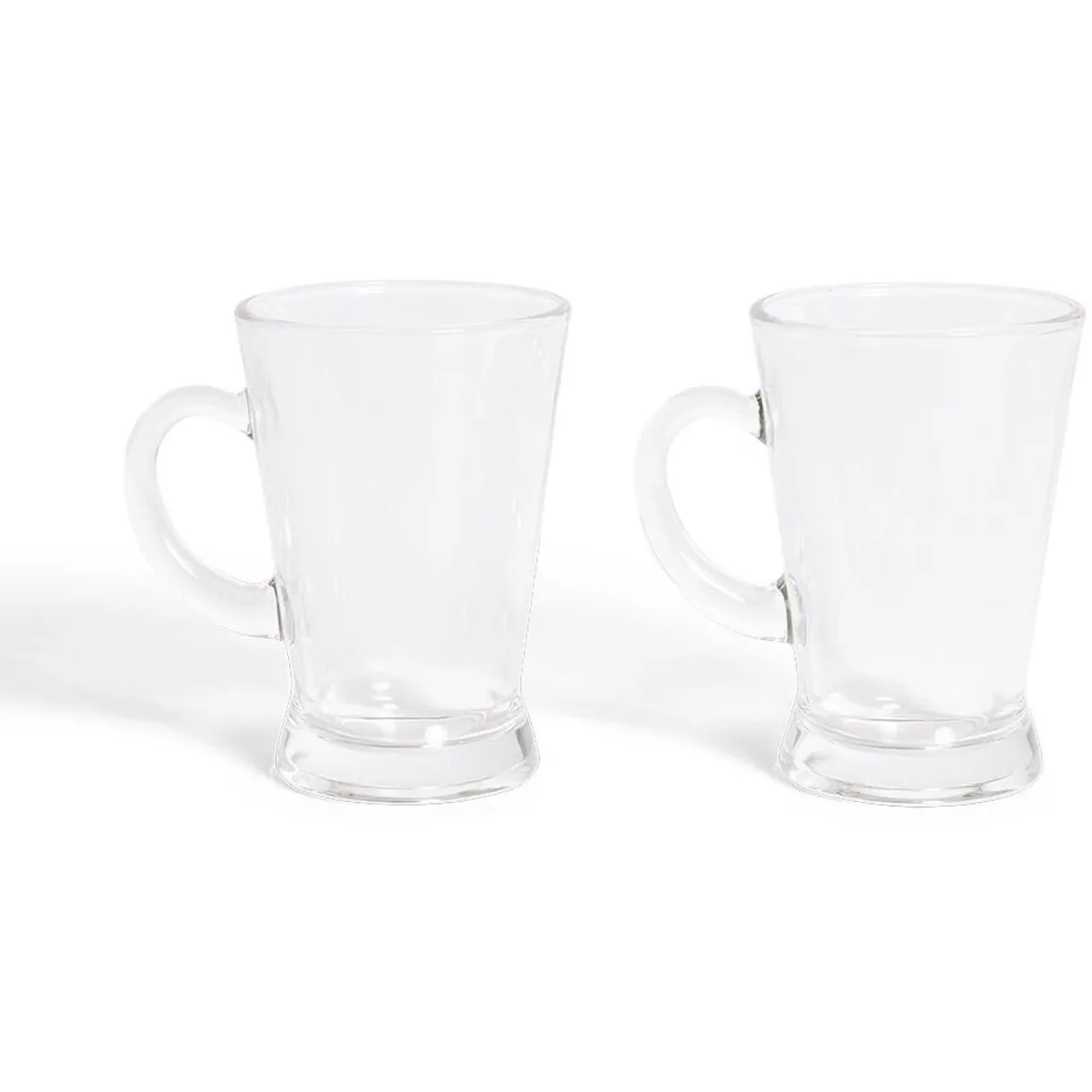 Gifi Lot de 2 tasses à café 170ml verre transparent New