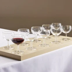 Gifi Lot de 10 verres à ballon transparents 19cl