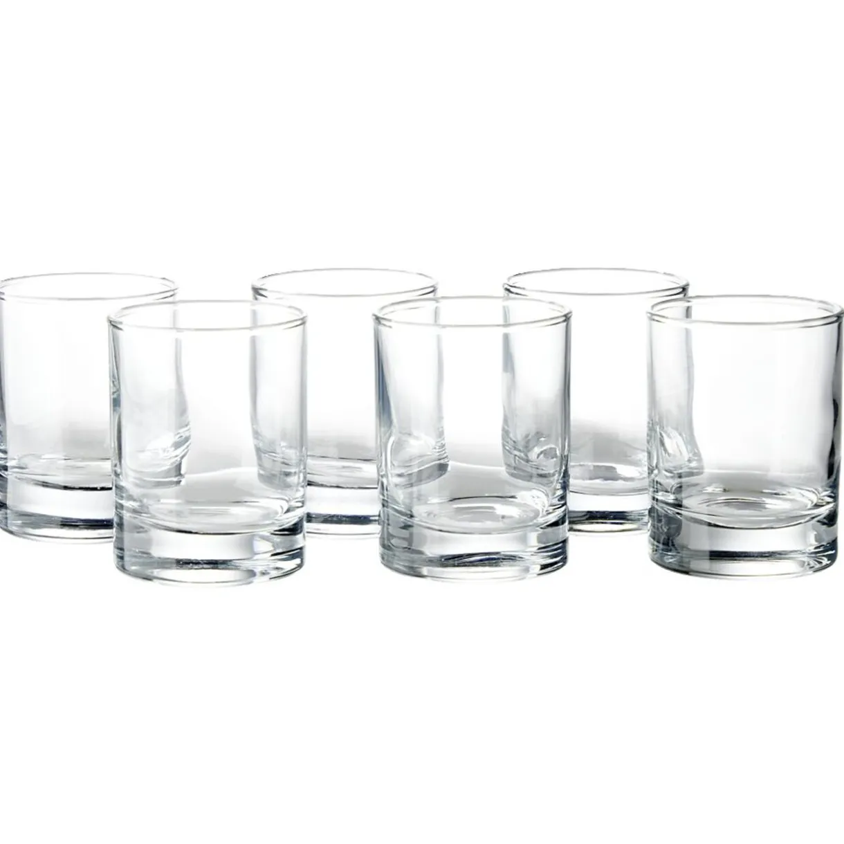 Gifi Lot de 6 verres à shooter en verre 6,5cl H6cm Outlet