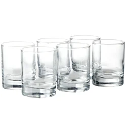 Gifi Lot de 6 verres à shooter en verre 6,5cl H6cm Outlet