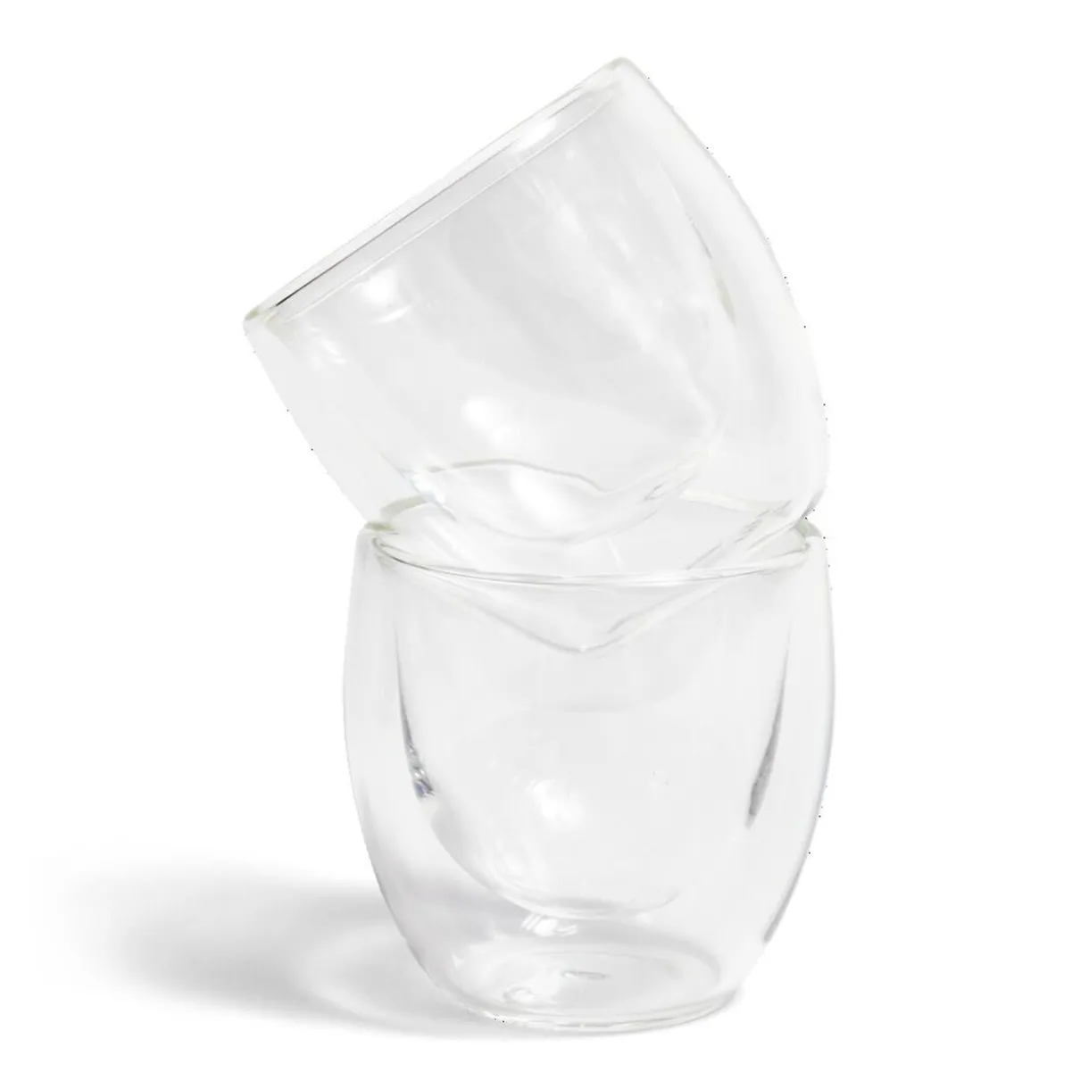 Gifi Lot de 2 verres double paroi 80ml