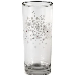 Gifi Lot de 6 verres hauts sur un plateau