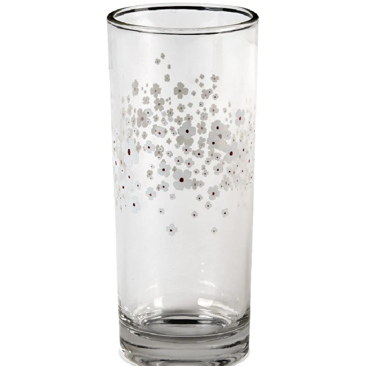 Gifi Lot de 6 verres hauts sur un plateau