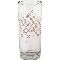 Gifi Lot de 6 verres hauts sur un plateau